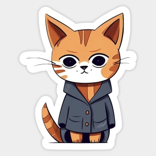 Cat oversize Sticker